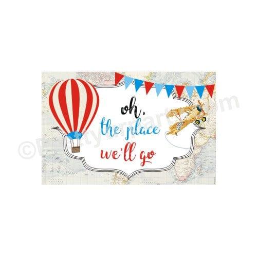 Travel Baby Shower Table Mats BABY SHOWER Pretty UR Party Default Title