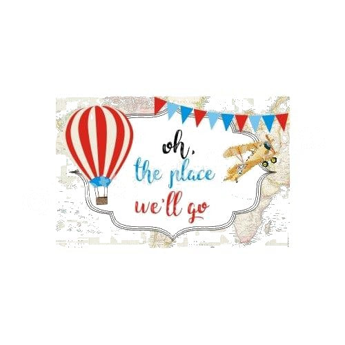 Travel Baby Shower Table Mats