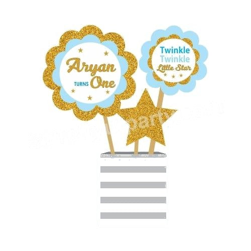 Twinkle Twinkle Little Star Boy Handcrafted Centerpieces — image 2