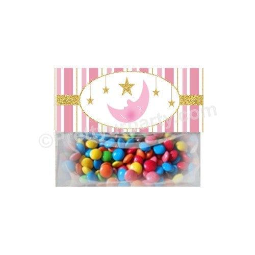 Twinkle Girl Baby Shower Treat Bag Toppers BABY SHOWER Pretty UR Party
