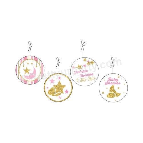 Twinkle Girl Baby Shower Danglers BABY SHOWER Pretty UR Party Default Title
