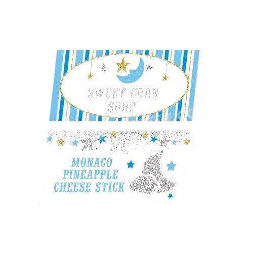 Twinkle Boy Baby Shower Food Labels / Buffet Table Cards — image 2