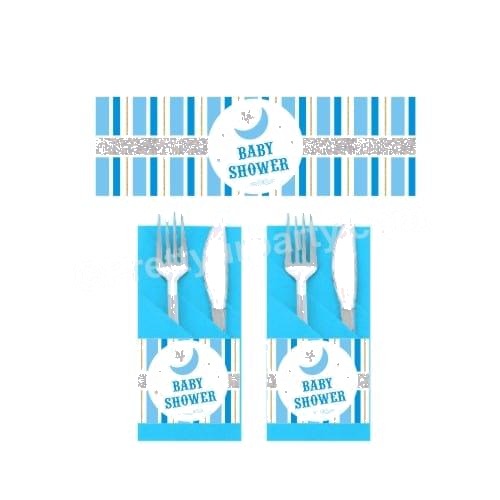 Twinkle Boy Baby Shower Napkin Rings