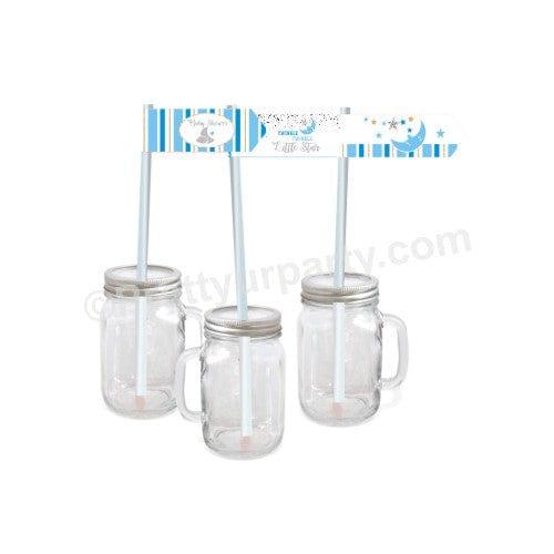 Twinkle Boy Baby Shower Straws BABY SHOWER Pretty UR Party