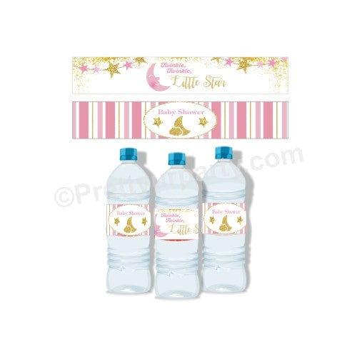 Twinkle Girl Baby Shower Bottle Labels BABY SHOWER Pretty UR Party Default Title