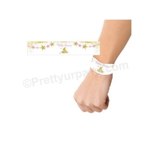Twinkle Girl Baby Shower Wrist Bands - Pack of 10 BABY SHOWER Pretty UR Party Default Title