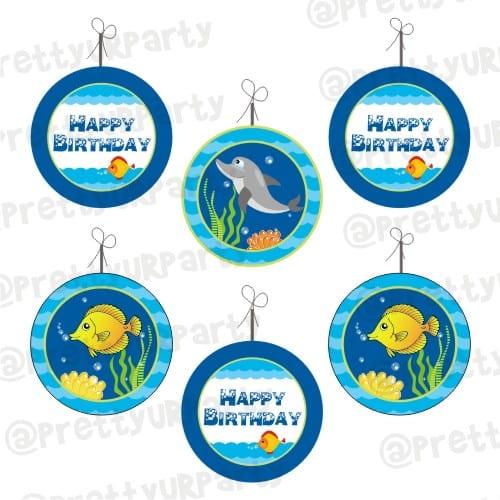 Under the Sea Danglers THEME PARTIES Pretty UR Party Default Title
