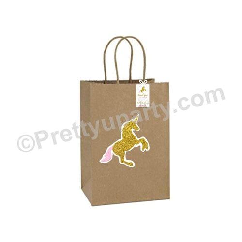 Unicorn Gift Bags- Pack of 10 ACCESSORIES Pretty UR Party