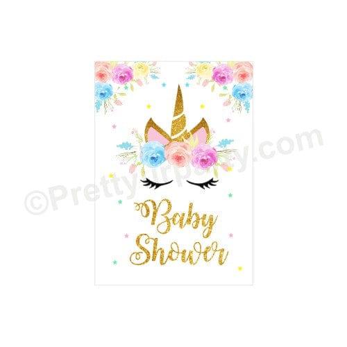Unicorn Baby Shower Centerpieces BABY SHOWER Pretty UR Party Default Title