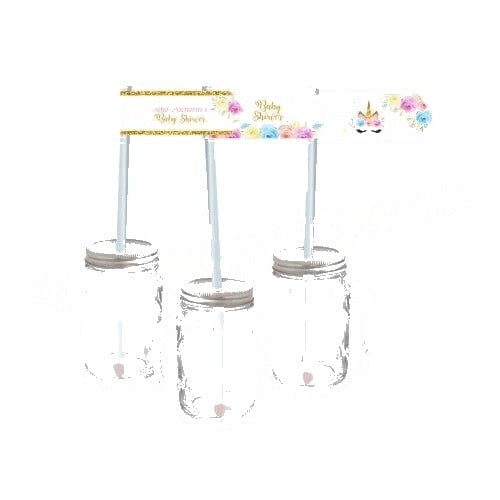 Unicorn Baby Shower Straws — image 2