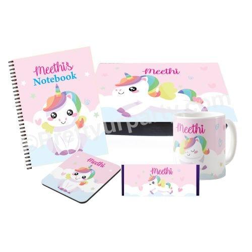 Personalized Unicorn Combo ALL PARTY SUPPLIES Pretty UR Party