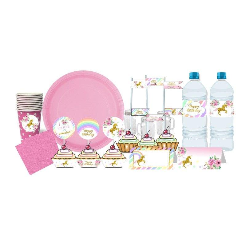 Unicorn Tableware Package THEME PARTIES Pretty UR Party