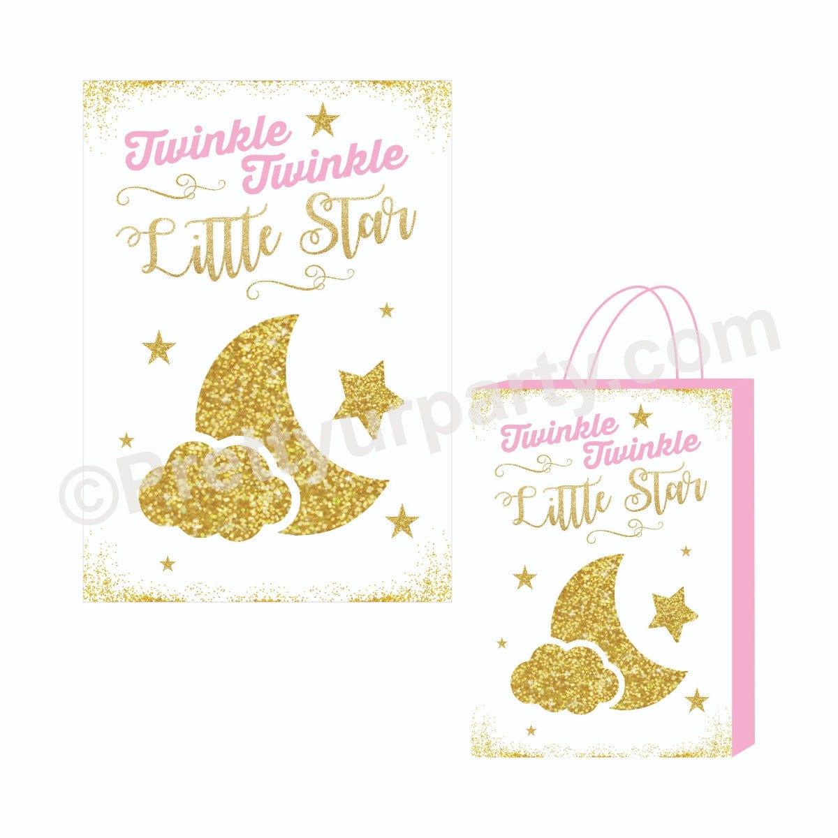 Twinkle Twinkle Little Star Pink Theme Khoi Bag ALL PARTY SUPPLIES Pretty UR Party