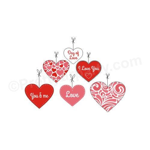 Handcrafted Valentines Party Danglers ALL PARTY SUPPLIES Pretty UR Party