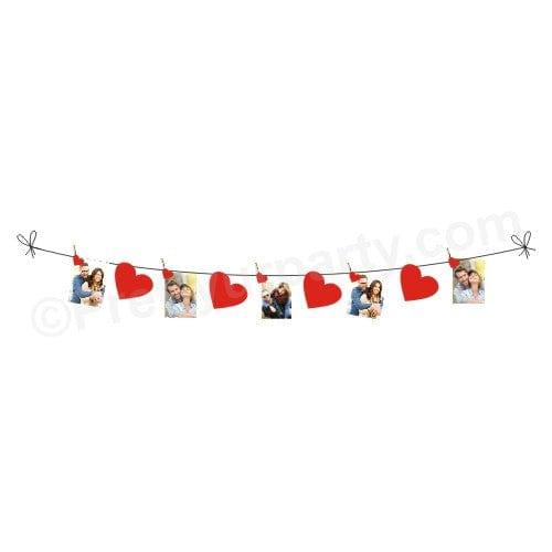 Valentines Photo Banner DECORATIONS Pretty UR Party
