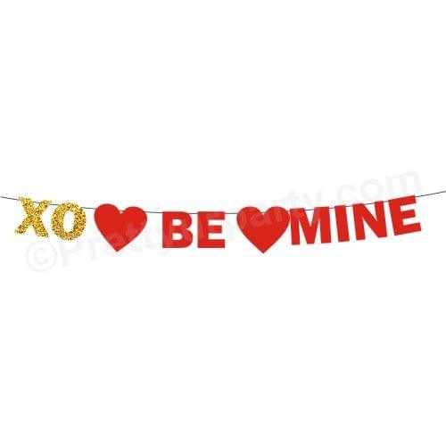 Valentines Be Mine Bunting DECORATIONS Pretty UR Party