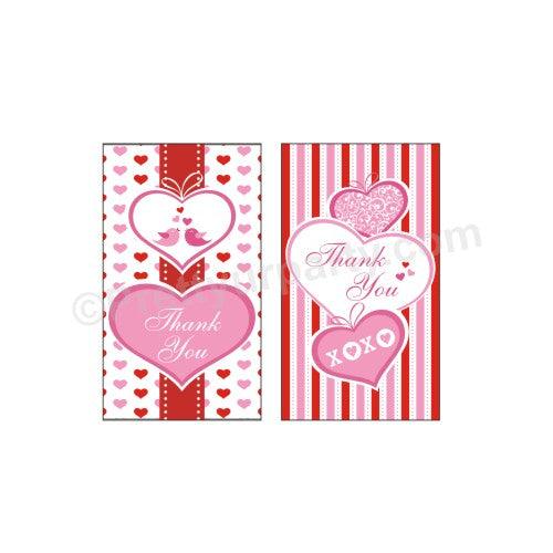 Hearts and Stripes Valentines Day Theme Thank you Tags ALL PARTY SUPPLIES Pretty UR Party Hearts and Stripes Valentines Day Theme Thank you Tags ALL PARTY SUPPLIES Pretty UR Party