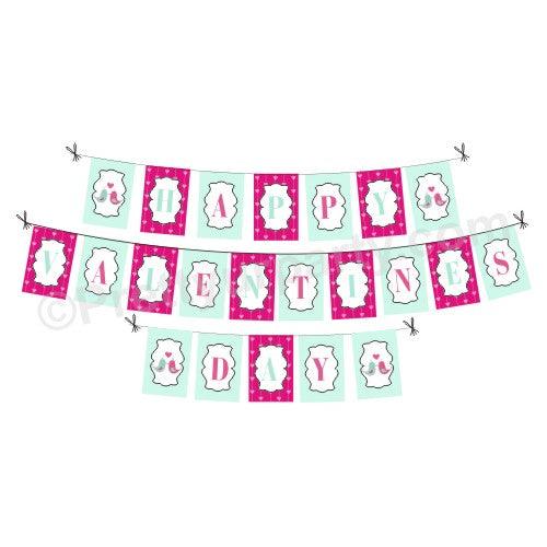 Love Birds Valentines Theme Bunting DECORATIONS Pretty UR Party Default Title