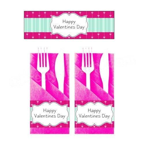 Love Birds Valentines Theme Napkin Rings