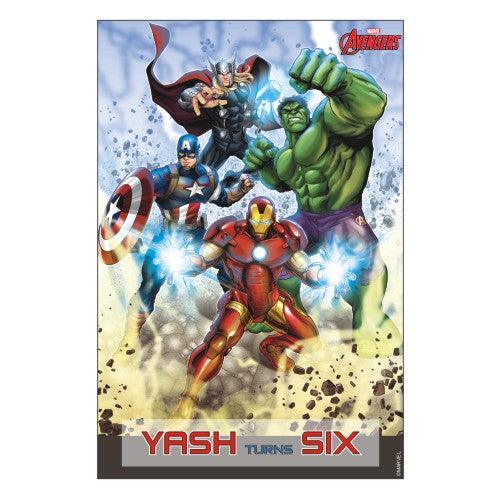 Avengers Poster 01 THEME PARTIES Pretty UR Party With Name