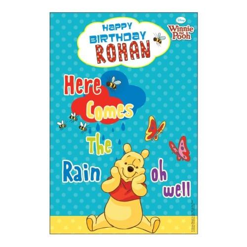 Winnie the Pooh Poster 03 THEME PARTIES Pretty UR Party With Name