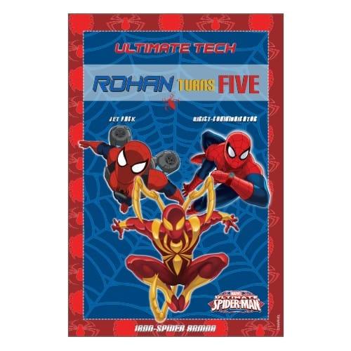 Spiderman Poster 03 THEME PARTIES Pretty UR Party With Name