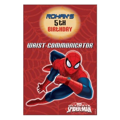 Spiderman Poster 04 THEME PARTIES Pretty UR Party With Name