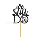 Happy Anniversary Cake Topper Design 2 HANDCRAFTED Pretty UR Party