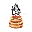 Happy Anniversary Cake Topper Design 2 HANDCRAFTED Pretty UR Party