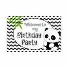 Panda Theme Entrance Banner / Door Sign THEME PARTIES Pretty UR Party Default Title