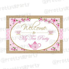 Tea Party Entrance Banner / Door Sign THEME PARTIES Pretty UR Party Default Title