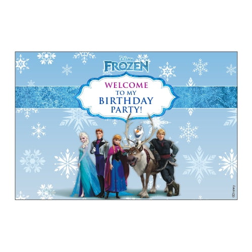 Frozen Welcome Banner THEME PARTIES Pretty UR Party