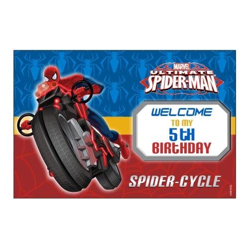 Spiderman Welcome Banner THEME PARTIES Pretty UR Party