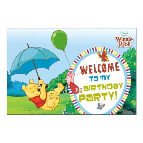 Winnie The Pooh Welcome Banner THEME PARTIES Pretty UR Party Default Title