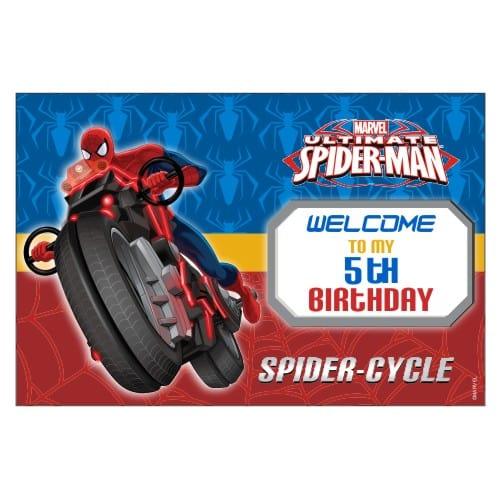 Spiderman Welcome Banner THEME PARTIES Pretty UR Party Default Title