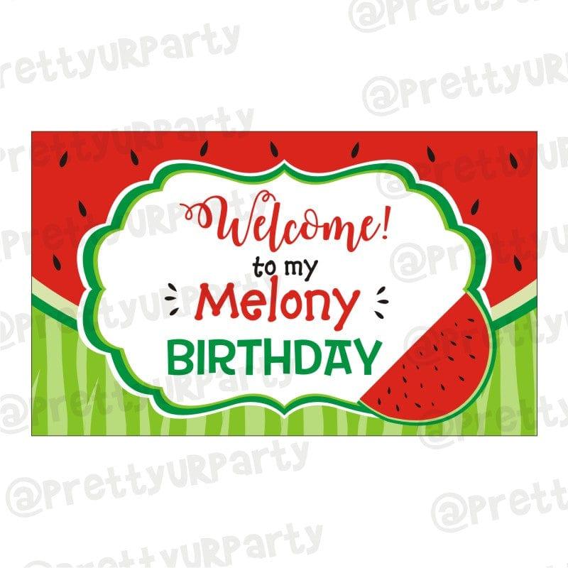 Watermelon Theme Entrance Banner / Door Sign THEME PARTIES Pretty UR Party Default Title