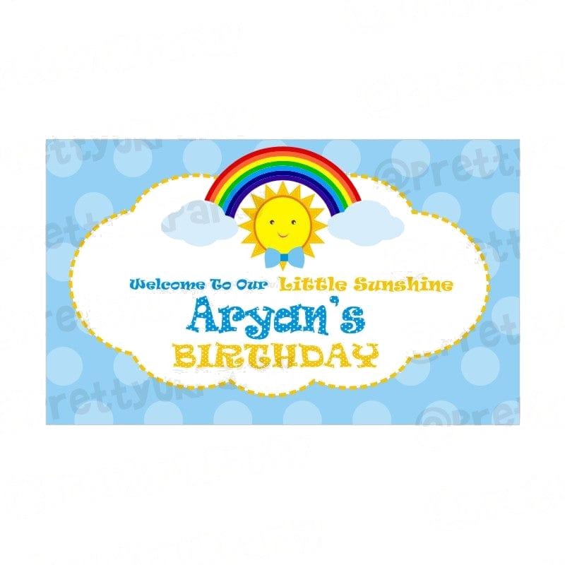 Sunshine Theme Entrance Banner / Door Sign