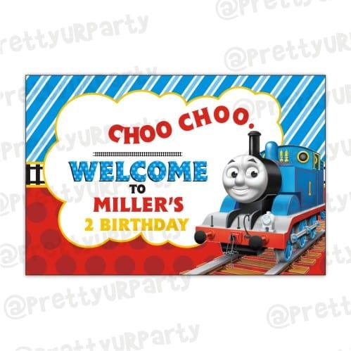 Thomas the Train Entrance Banner / Door Sign THEME PARTIES Pretty UR Party Default Title