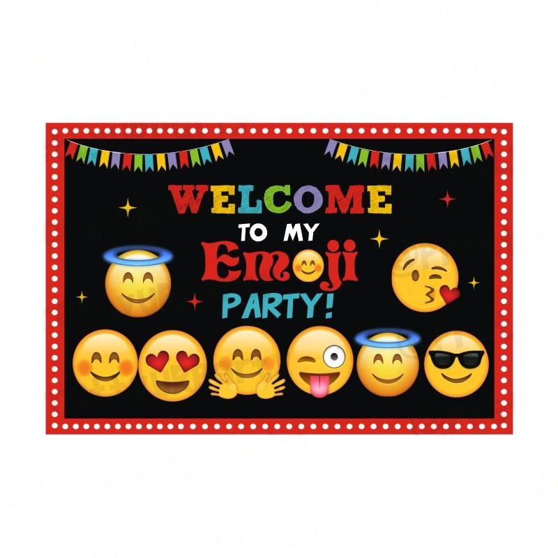 Emoji Theme Entrance Banner / Door Sign