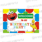 Elmo Theme Entrance Banner / Door Sign THEME PARTIES Pretty UR Party Default Title