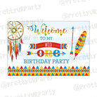 Wild One Theme Entrance Banner / Door Sign ALL PARTY SUPPLIES Pretty UR Party Default Title