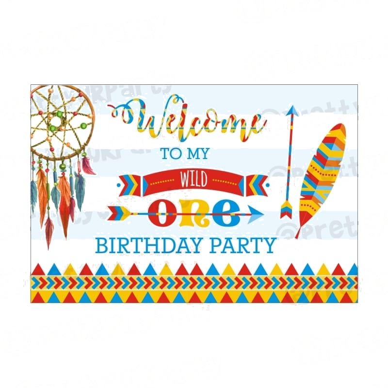 Wild One Theme Entrance Banner / Door Sign