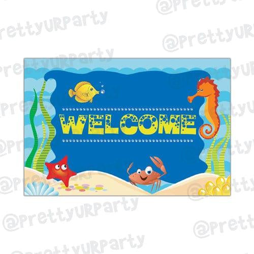Under the Sea Entrance Banner / Door Sign THEME PARTIES Pretty UR Party Default Title