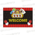 Casino Night Entrance Banner / Door Sign ALL PARTY SUPPLIES Pretty UR Party Default Title