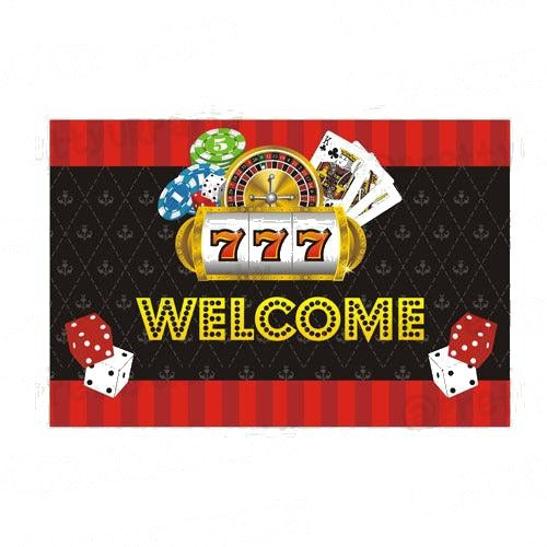 Casino Night Entrance Banner / Door Sign