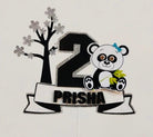 Personalized Panda Cake Topper HANDCRAFTED Pretty UR Party