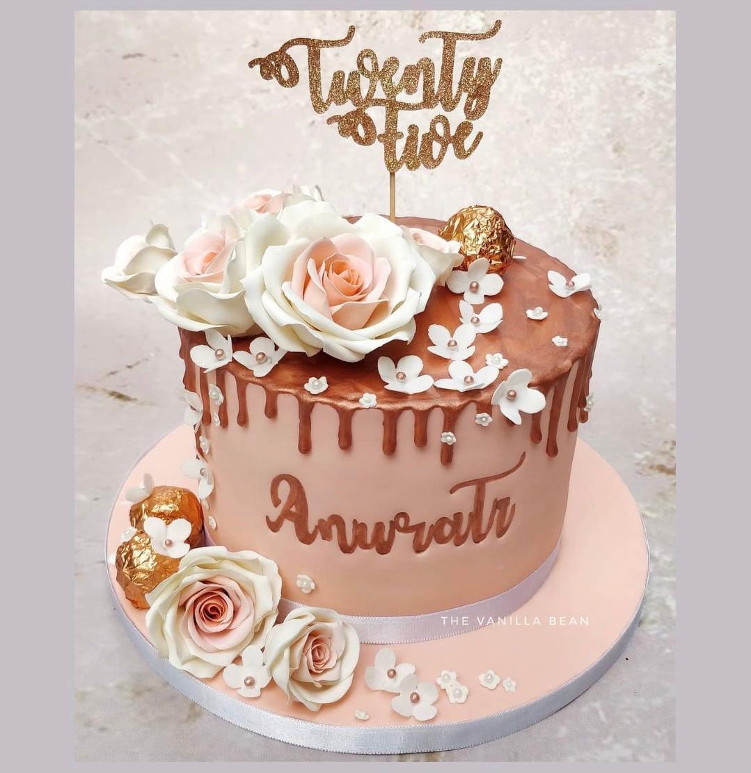 Twenty Five Cake Topper HANDCRAFTED Pretty UR Party