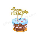 Wheels on the Bus Theme Cake Topper HANDCRAFTED Pretty UR Party