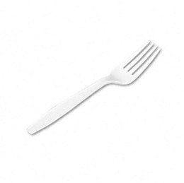 White Plastic Forks - Pack of 20 THEME PARTIES Pretty UR Party