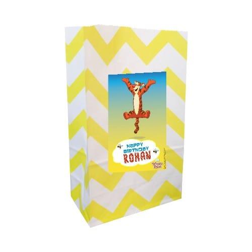 Winnie the Pooh Popcorn Bag - Pack of 10 ACCESSORIES Pretty UR Party With Name